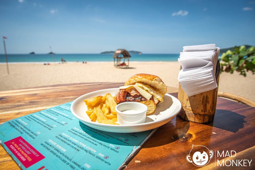Burger by Mad Monkey Kitchen & Bar - Nacpan Beach