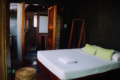 Inside a Private Room at Lotus Shores Siargao