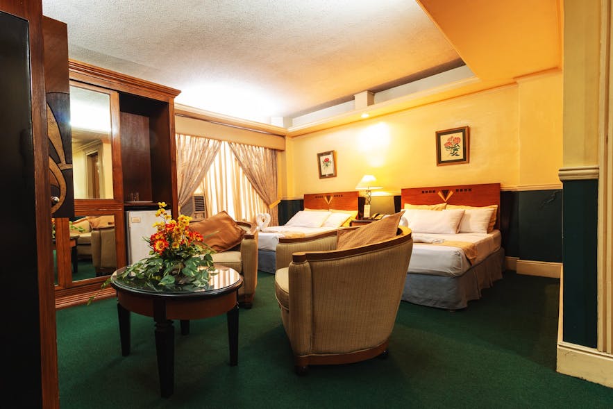 A room in Miramar Hotel