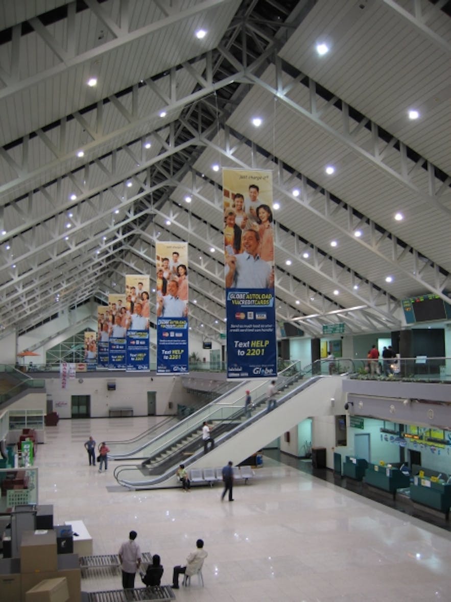 Interior of Davao International Airport's terminal