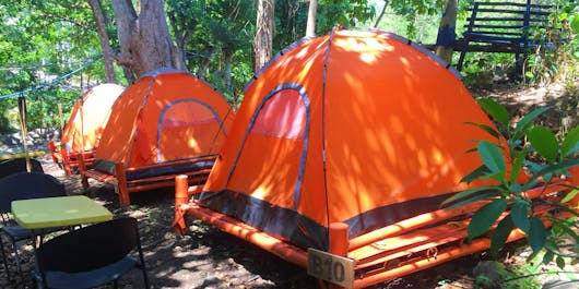 Camping Tent at Playa La Caleta Resort Morong, Bataan