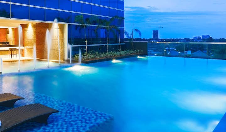 Pool view at Savoy Hotel Mactan Newtown Cebu