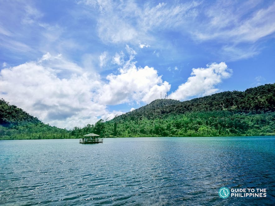 A floating cottage on Lake Danao