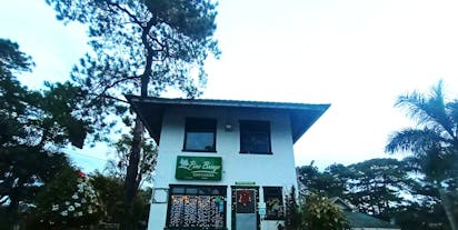 Facade of the Reception of Pine Breeze Cottages Baguio