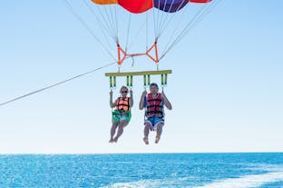 Parasail with your best friend in Boracay