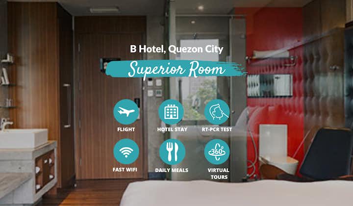 Manila Quarantine from Vancouver at B Hotel QC with Philippine Airlines, Meals & Virtual Tours