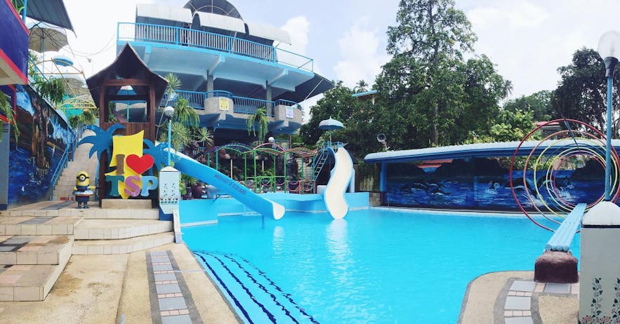 A pool in Timoga Cold Springs resort