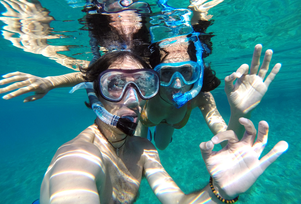 Snorkeling at Coral Garden, Boracay