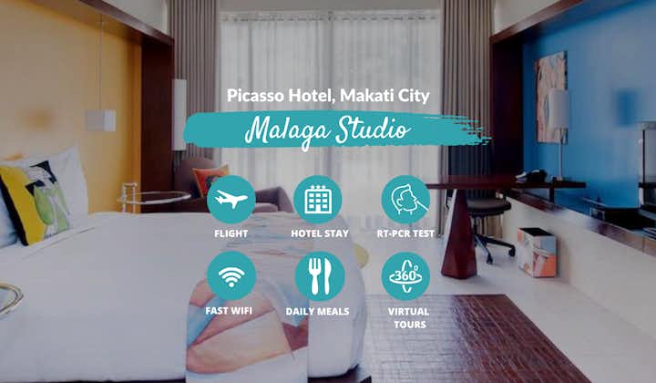 Manila Quarantine from LAX at Picasso Hotel with Philippine Airlines, Meals & Virtual Tours