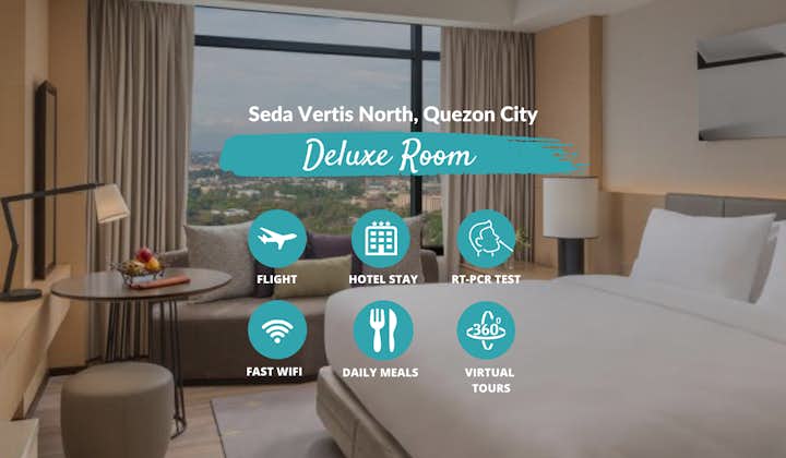 Manila Quarantine from LAX at Seda Vertis North with Philippine Airlines, Meals & Virtual Tours