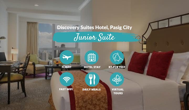 Manila Quarantine from LAX at Discovery Suites with Philippine Airlines, Meals & Virtual Tours