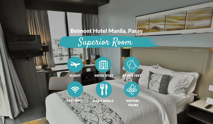 Manila Quarantine from SFO at Belmont Hotel with Philippine Airlines, Meals & Virtual Tours