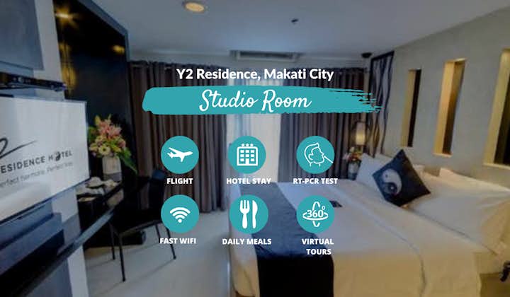 Manila Quarantine from Vancouver at Y2 Residence with Philippine Airlines, Meals & Virtual Tours