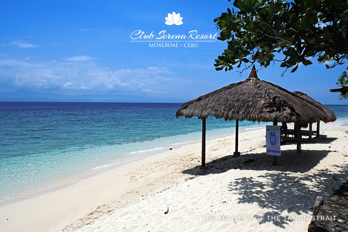 Beachfront of Club Serena Resort Moalboal, Cebu