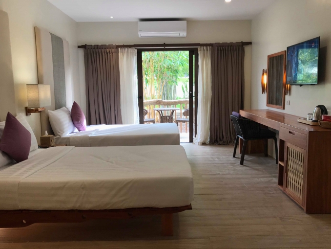 Room accommodation on a Budget Resort in Panglao, Bohol