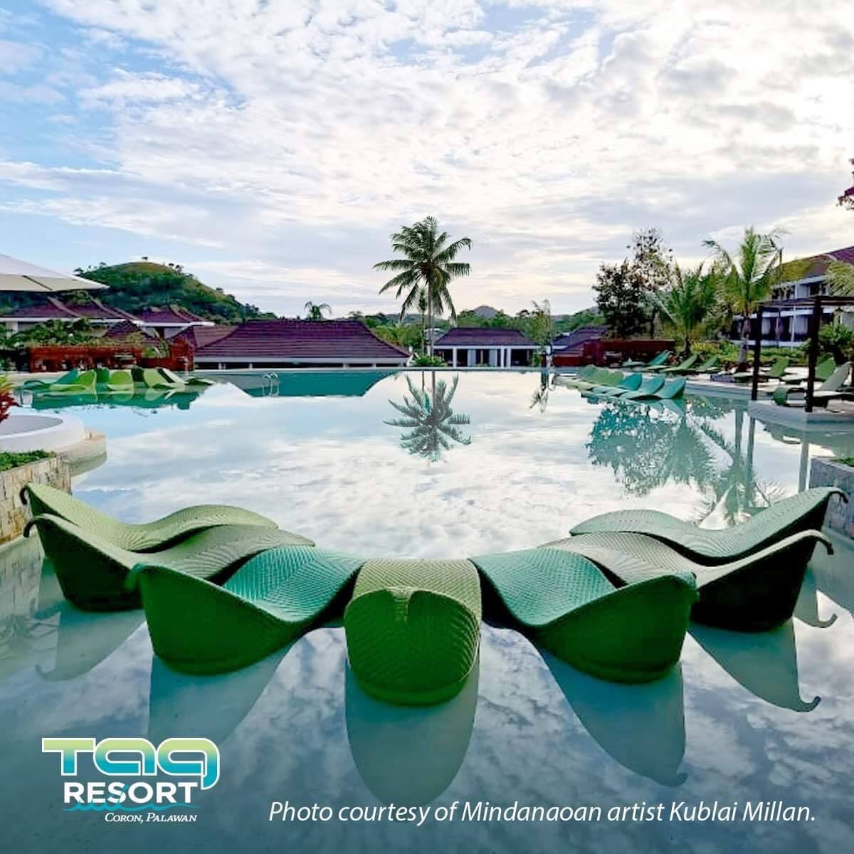 Main Pool of Tag Resorts Coron Palawan