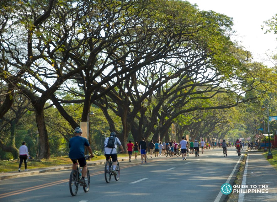 Bikers in Diliman, Quezon City