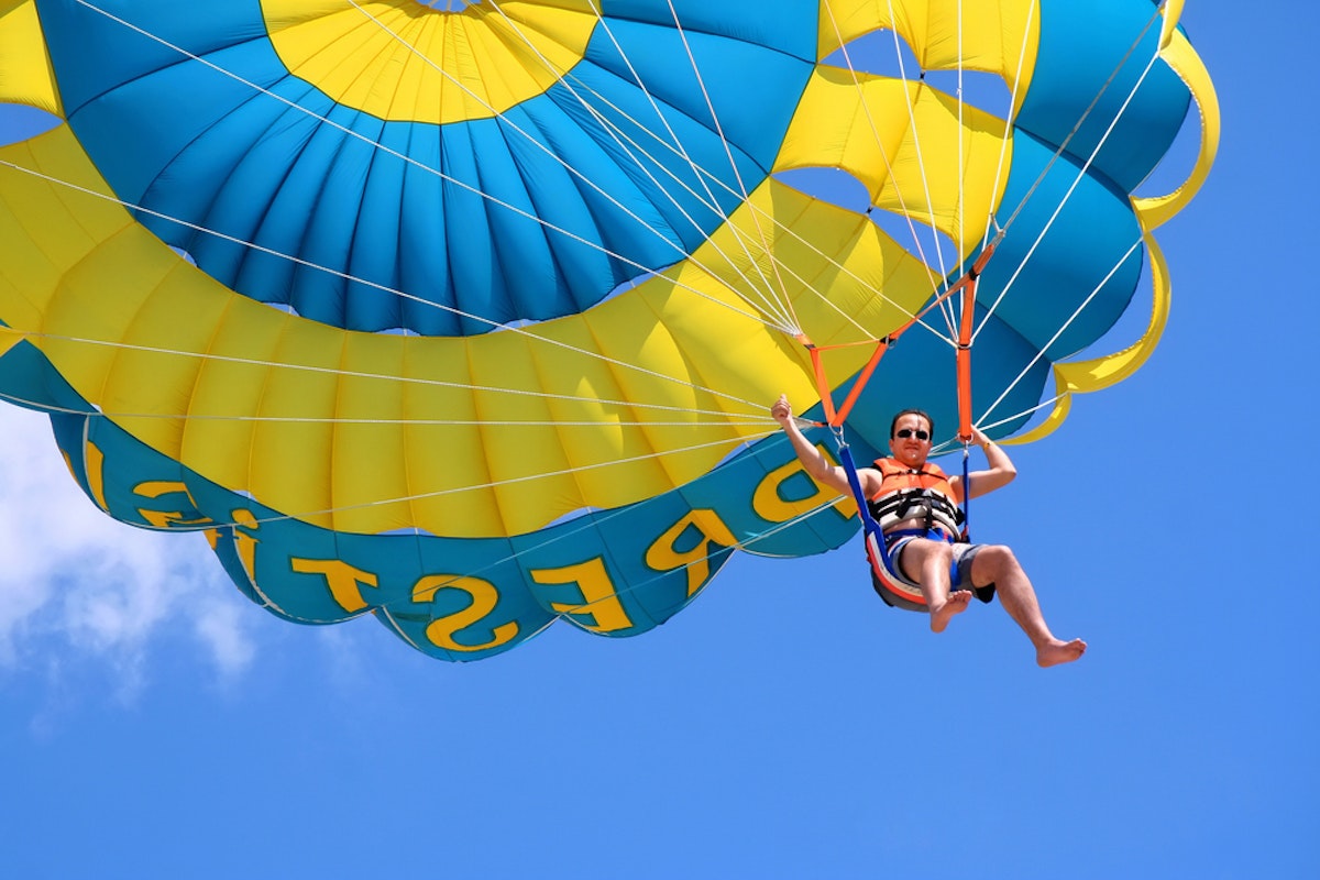 Boracay Island Parasailing Activity Solo Flyer 