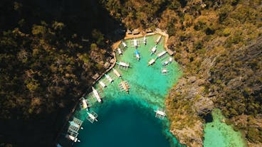 Kayangan Lake aerial view