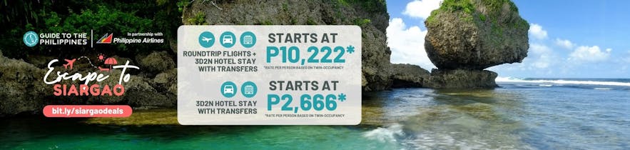 Siargao tour packages with hotel stay by Guide to the Philippines