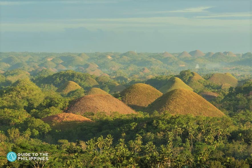 The Chocolate Hills on Bohol Island