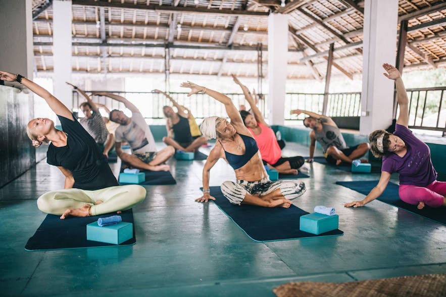 A class held by Yoga Boracay