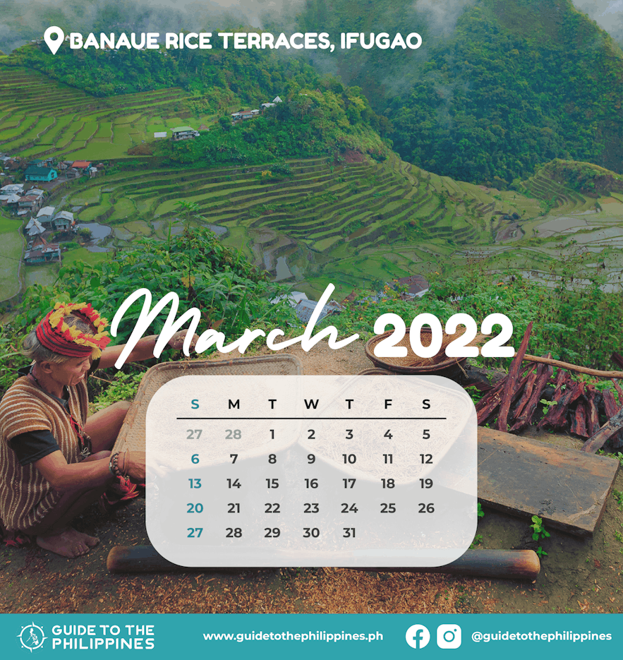 Guide to the Philippines 2022 March Calendar with Holidays