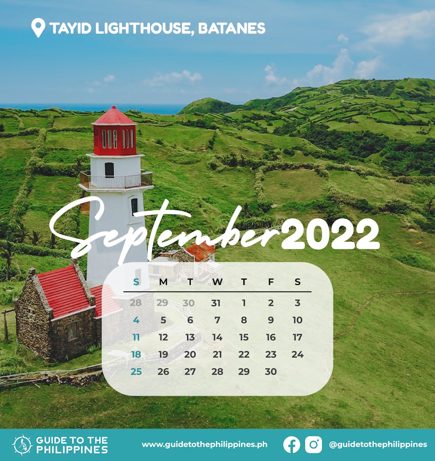 Guide to the Philippines 2022 September Calendar with Holidays