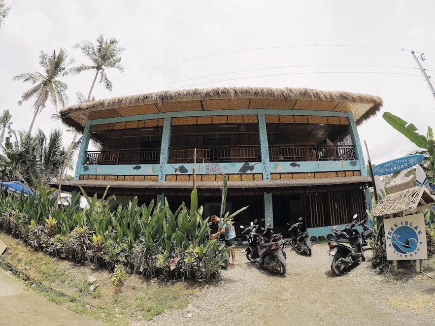 Tres Islas Hostel Siargao's facade