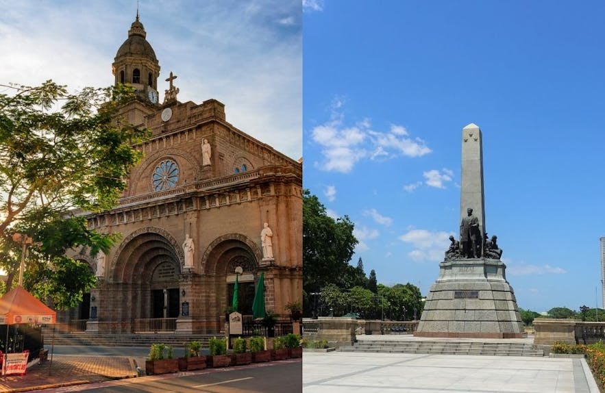 Manila Cathedral is the religious center of the Archdiocese of Manila
