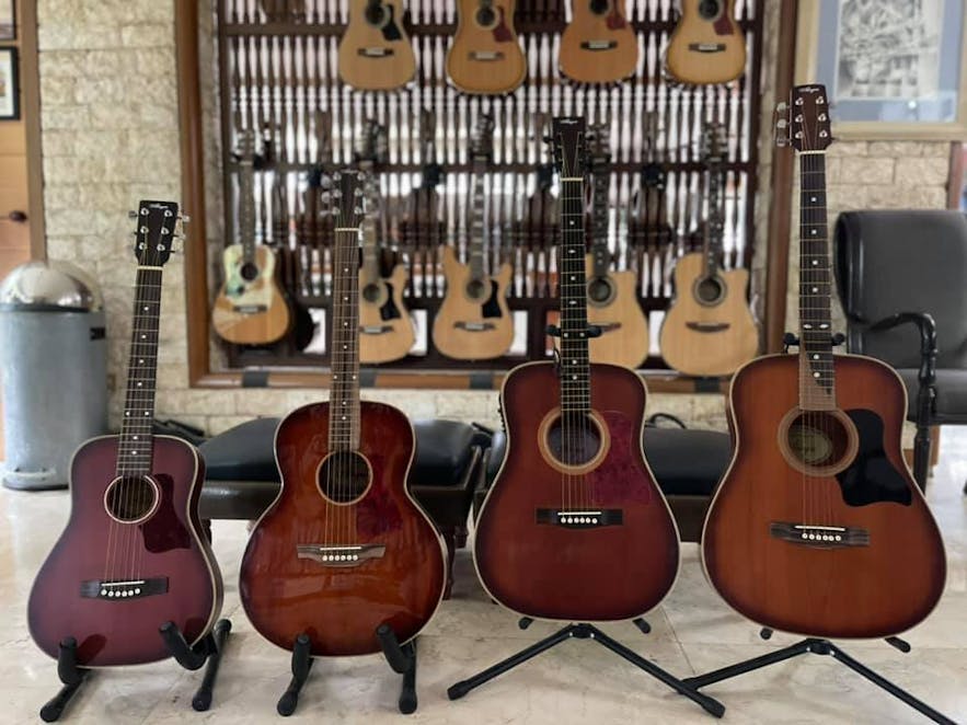Guitars made in Alegre Guitar Factory