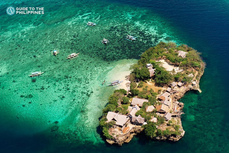 Aerial view of Magic Island