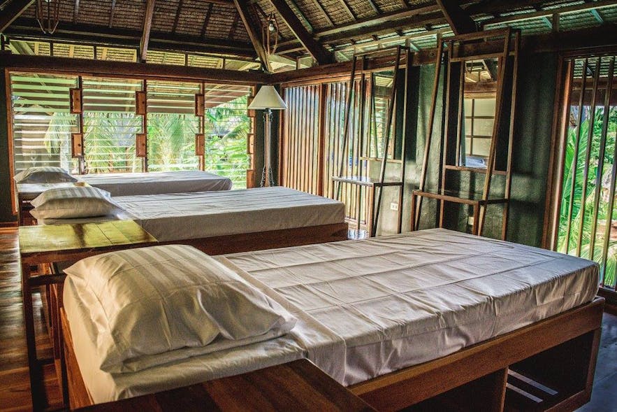 Lotus Shores Yoga and Surf Retreat's single beds