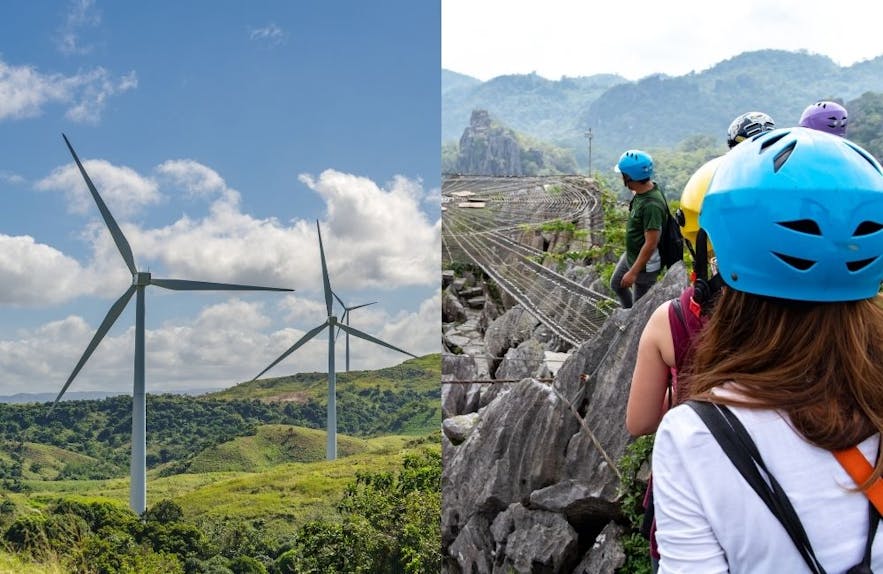 Pililla Wind Farm and Masungi Georeserve in Rizal