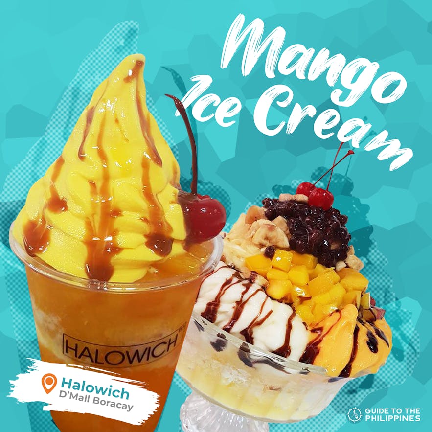 Halomango's mango ice cream