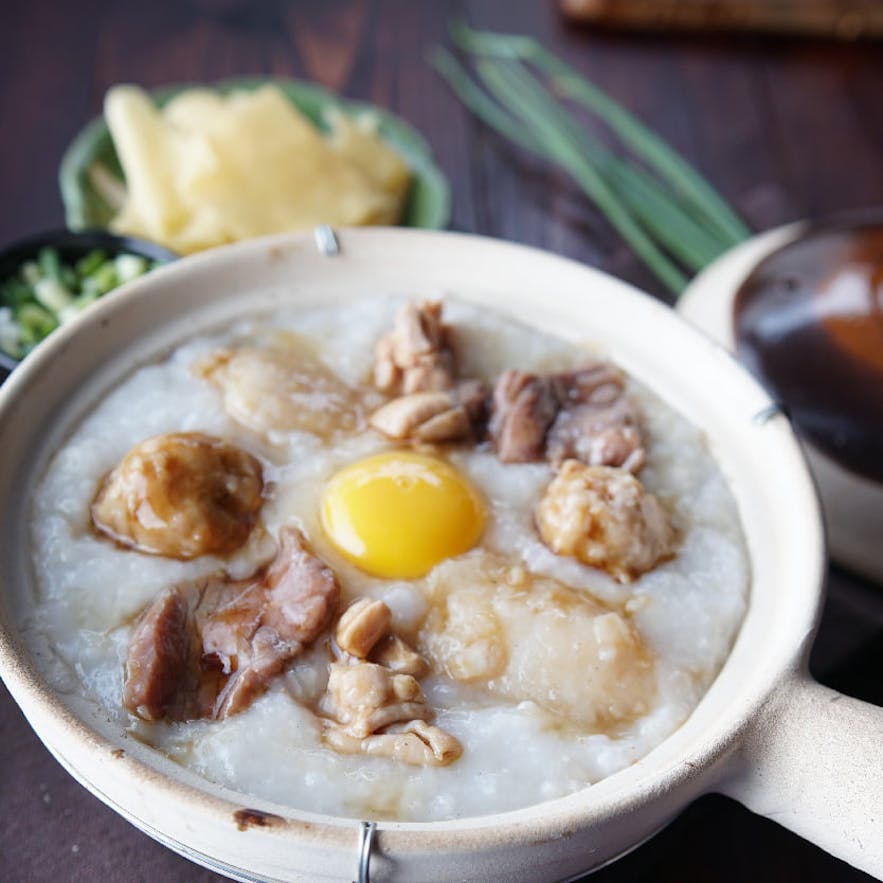 The Great Buddha Cafe's congee