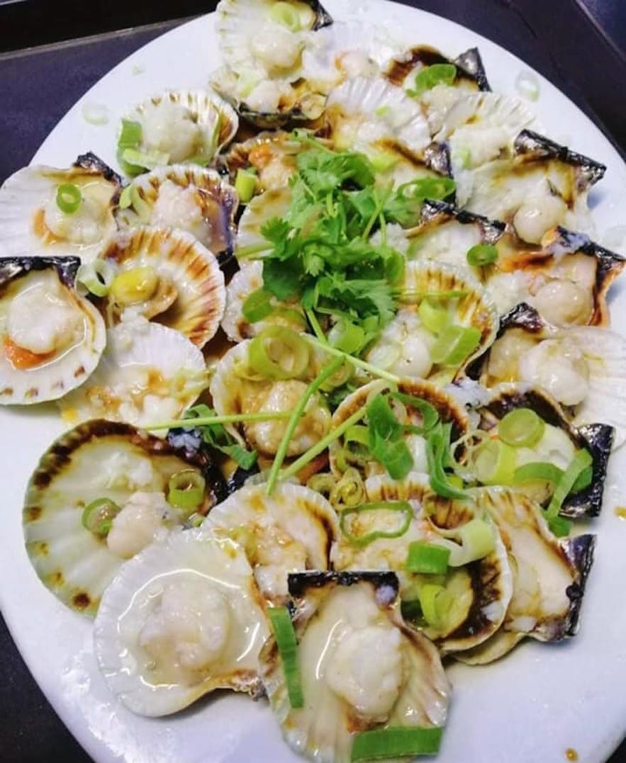 President Grand Palace's steamed scallops