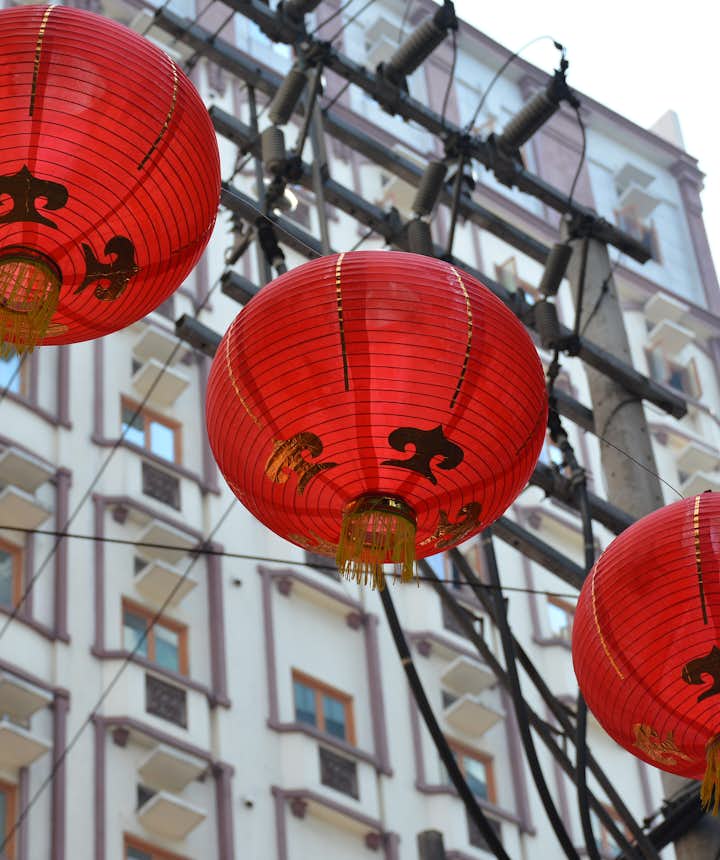 Chinese lanterns in Binondo