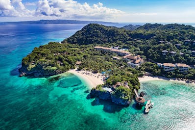 Aerial view of Shangri-La’s Boracay Resort & Spa