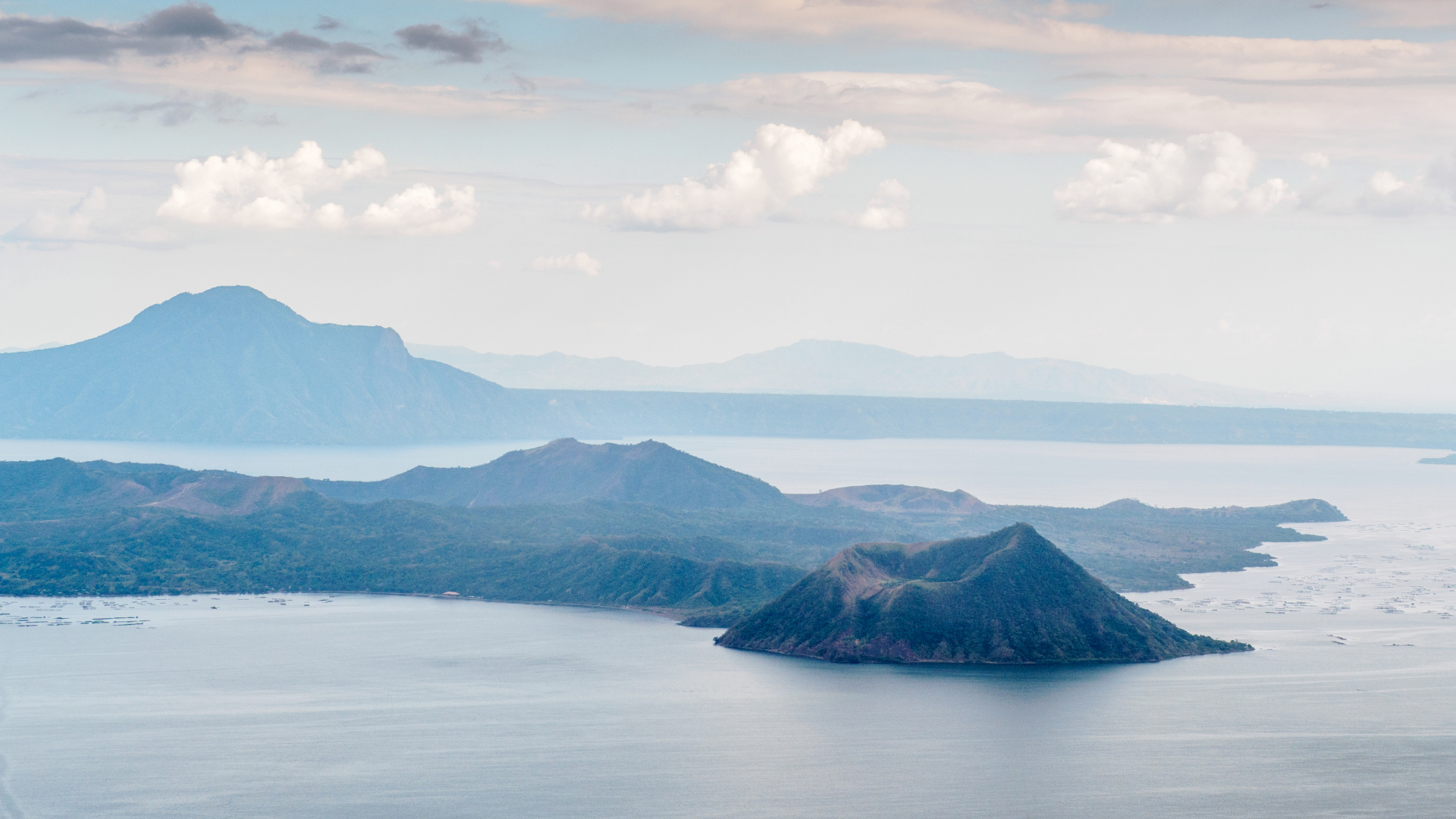 Taal Volcano landscape view