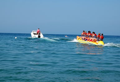 Banana boat ride in Boracay