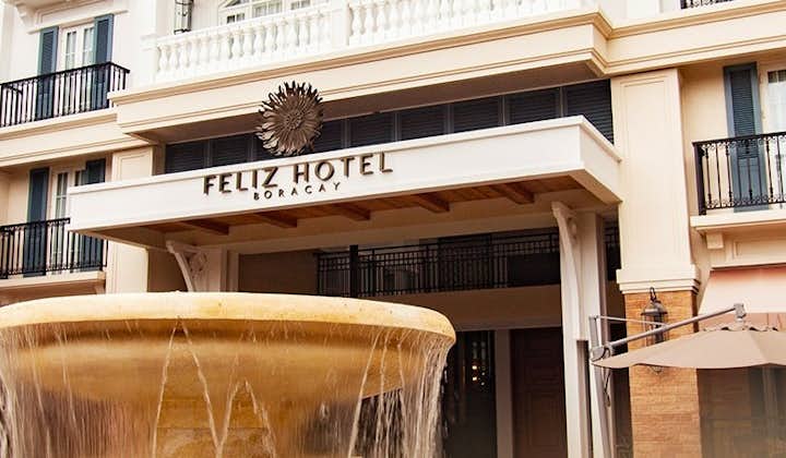 Exterior of  Feliz Hotel Boracay