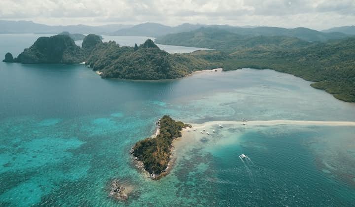 Aerial view of Snake Island