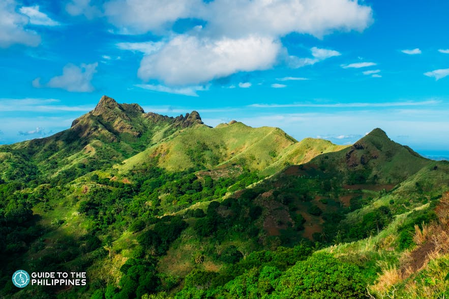 View of the ridges of Mt. Batulao, Batangas