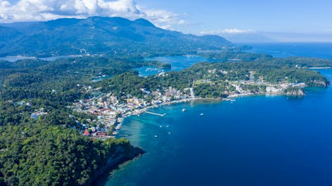 Aerial View of Sabang, Puerto Galera, Mindoro