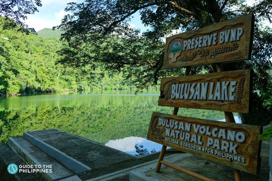 Viewing platform at Bulusan Volcano Natural Park