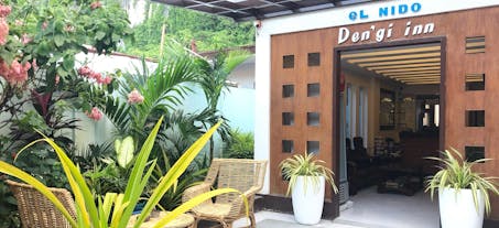 Lobby Entrance of Den’gi Inn El Nido Palawan