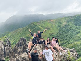 Take photos at the rock formation at Rizal Treasure Mountain