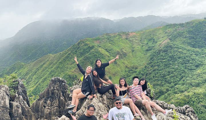take photos at the rock formation at Rizal Treasure Mountain