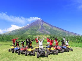 Bring you whole squad in this Green Lava ATV experience in Albay